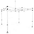 Opvouwbaar Partytentframe | BLANC | Staal | Wit | Incl., Verzenden, Nieuw in verpakking