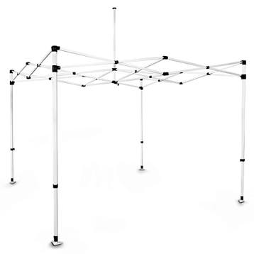 Opvouwbaar Partytentframe | BLANC | Staal | Wit | Incl., Verzenden