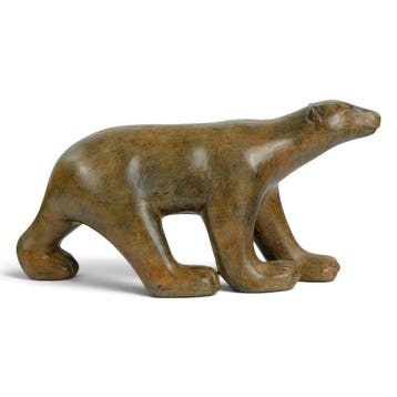 Pierre Chenet (XX-XXI) - Sculpture, Polar Bear - 34 cm in