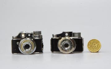 Toyo Set van 2 Japanse Hit-Type Cameras: Mighty & Kent –, Nieuw