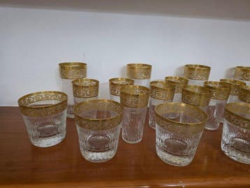 Saint Louis (France) - Drinkservies (23) - Kristal - Luxe-, Antiek en Kunst