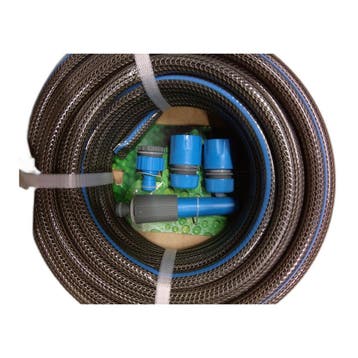 Tuinslang 17,5 meter met 4 opzetstukken — nieuw, Tuin en Terras, Verzenden, Nieuw