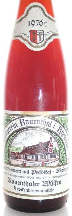 1976 Rauenthaler Wülfen Riesling Trockenbeerenauslese -, Nieuw