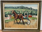 Arnaud Leturcq (1961) - Course de trot, Antiek en Kunst, Kunst | Schilderijen | Klassiek