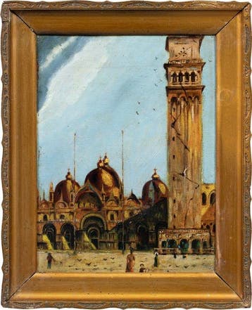 Venetian school (late XIX - early XX) - Venice, view of, Antiek en Kunst