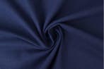 10 meter molton stof - marineblauw, 120 cm of meer, Katoen, Verzenden, Blauw