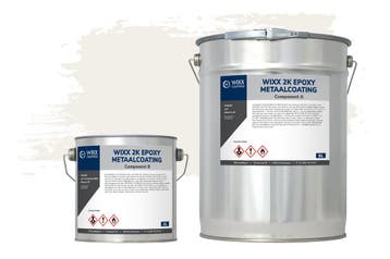 Wixx 2K Epoxy Metaalcoating RAL 9010 | Zuiver Wit 10L, Verzenden