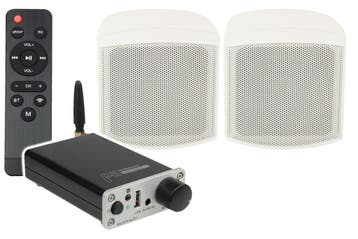 Geluidsset Met Wifi Versterker En Compacte Speakers, Nieuw