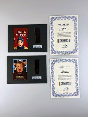 Home Alone – Rare Set of 2 Mounted 35mm Film Cells –, Verzamelen, Nieuw