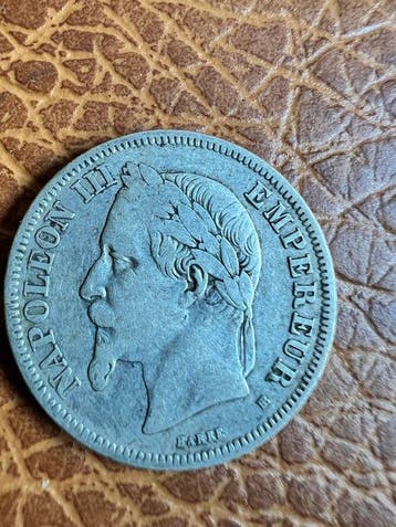 Frankrijk. Napoléon III. 2 Francs 1867-BB, Strasbourg