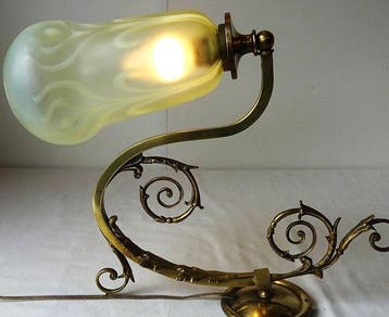 John Walsh Walsh - Wandlamp - Art Nouveau Wandlamp met