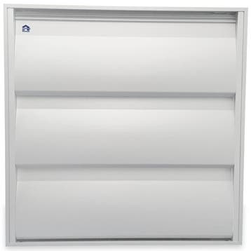 Overdrukrooster opbouw (BxH) 328 x 328mm, Doe-het-zelf en Bouw, Verzenden, Nieuw