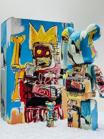 Medicom toy - BE@RBRICK 400% & 100% Jean Michel Basquiat #6