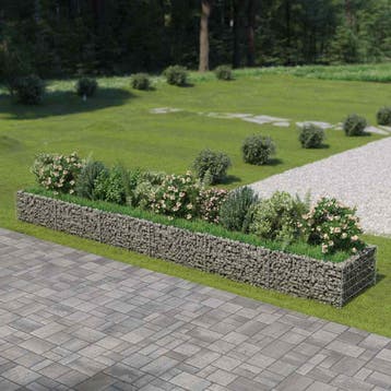 vidaXL Gabion plantenbak verhoogd 540x90x50 cm, Verzenden