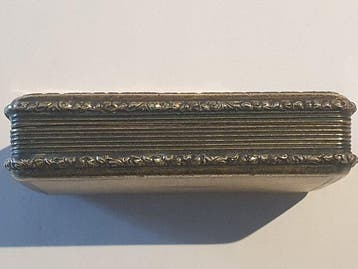 Edward Edward - Boîte - Argent - Tabatière rare en argent, Antiquités & Art