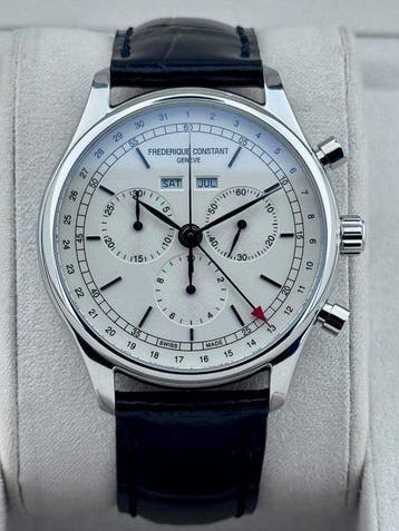 Frédérique Constant - Classics Chronograph Triple Calendar -, Nieuw