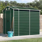 vidaXL Tuinhuis Groen 191x215x198 cm Gegalvaniseerd Staal, Verzenden