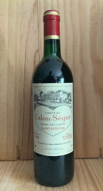 1990 Chateau Calon Segur - Bordeaux, Saint-Estèphe 3ème, Collections