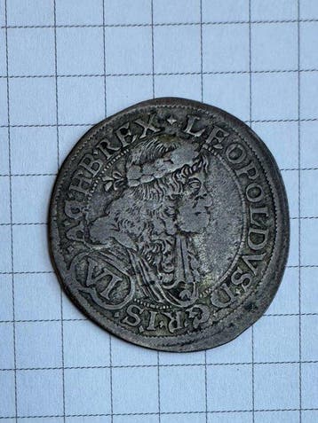 Oostenrijk. Leopold I. 6 Kreuzer 1680 / Vienna (Zonder