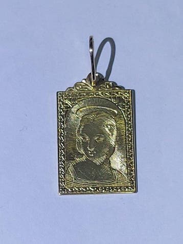 Pendentif - 18 carats Or jaune - Pendentif représentant la