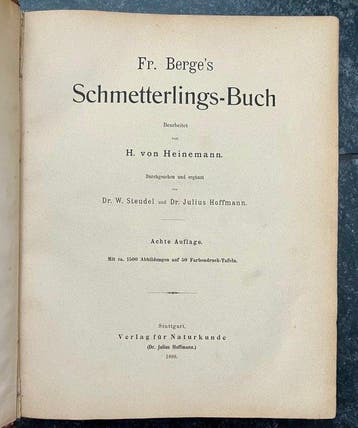Fr. Berge, H,. von Heinemann, W. Steudel, Julius Hoffmann -