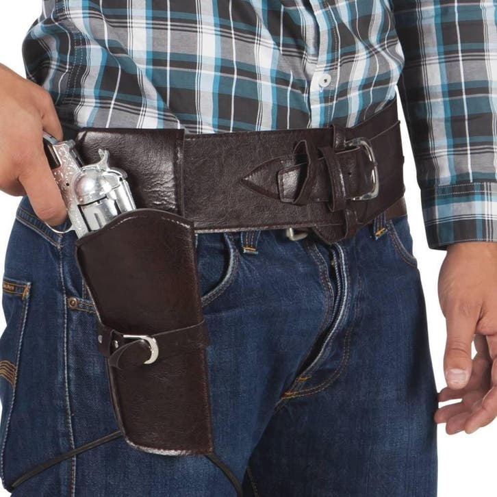 Cowboy Holster met Riem, Hobby & Loisirs créatifs, Articles de fête, Envoi