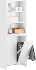2dekans | SoBuy Hoge Kast - BZR155-W - MDF - Tot 42 kg. -, Ophalen of Verzenden