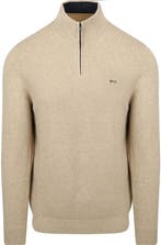 2dekans | McGregor Half Zip Trui Merinowol Structure Sand -, Ophalen of Verzenden