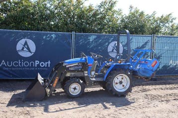 Veiling: Minitractor Iseki CLD-TM17 Diesel 16PK met Grondfre, Ophalen