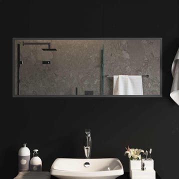 vidaXL LED Badkamerspiegel Transparant 100 x 40 cm gehard, Verzenden, Nieuw