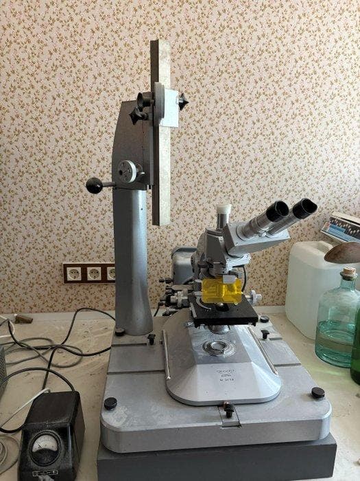 Microscoop - Zetopan - 1970-1980 - Oostenrijk - Reichert, Verzamelen, Foto-apparatuur en Filmapparatuur