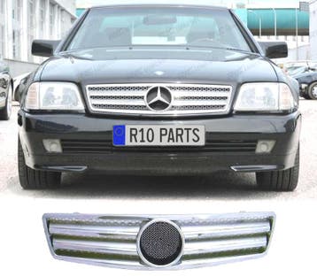 CALANDRE AMG MERCEDES SL W129 89-98 NOIR CHROMÉ, Verzenden, Nieuw