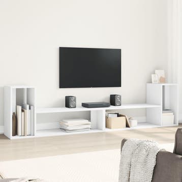 vidaXL TV-kast Wit, Verzenden, Nieuw