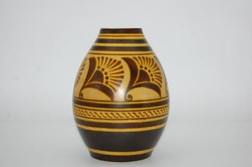 Boch Frères Keramis - Vaas - Keramiek - Hoogte 24 cm