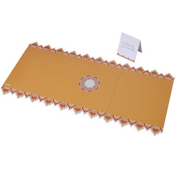 Diwali Tafeldecoratie Snack Bord 80cm 2 delig, Verzenden