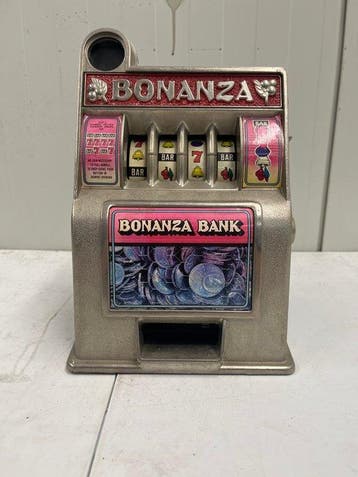 Vintage Bonanza Bank – mechanische speelautomaat / spaarpot