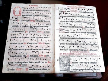 Catholic Church - Antiphonarium Romanum sheet Gregorian