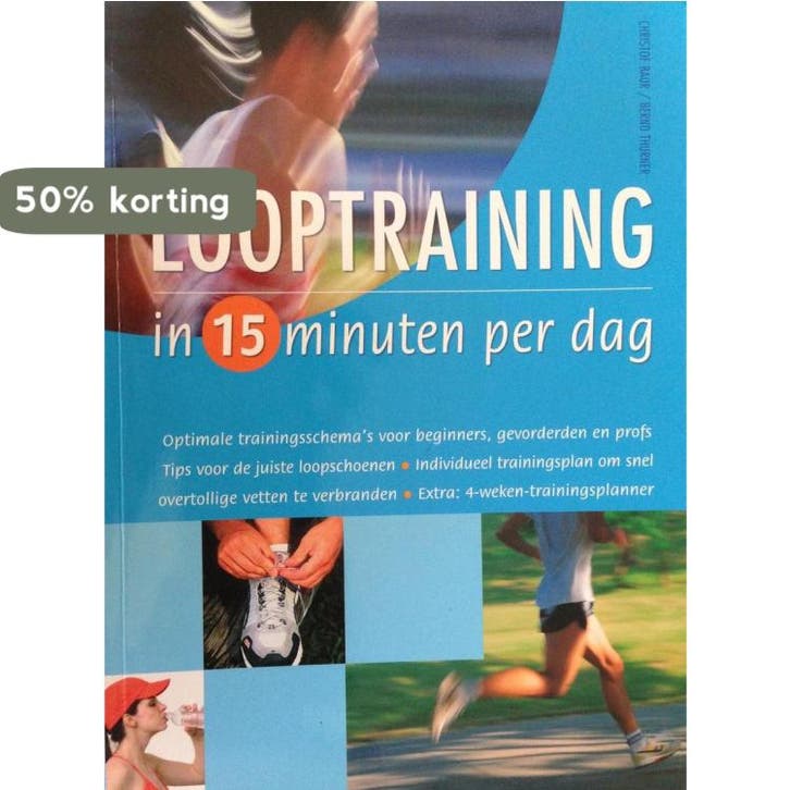 Looptraining in 15 minuten per dag | Christof Baur, Boeken, Literatuur, Zo goed als nieuw, Verzenden
