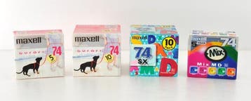 Maxell Burari 74, SX74, Mix MD74 MiniDisc Aantal items: 30