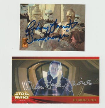 Star Wars - 3x Signed Item - Anthony Forrest, Oliver Ford, Nieuw