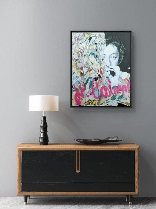 lasveguix (1986) - Je taime moi non plus, Antiquités & Art, Art | Peinture | Moderne