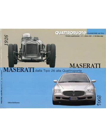 MASERATI DALLA TIPO 26 ALLA QUATTROPORTE 1926-2004,, Boeken, Nieuw