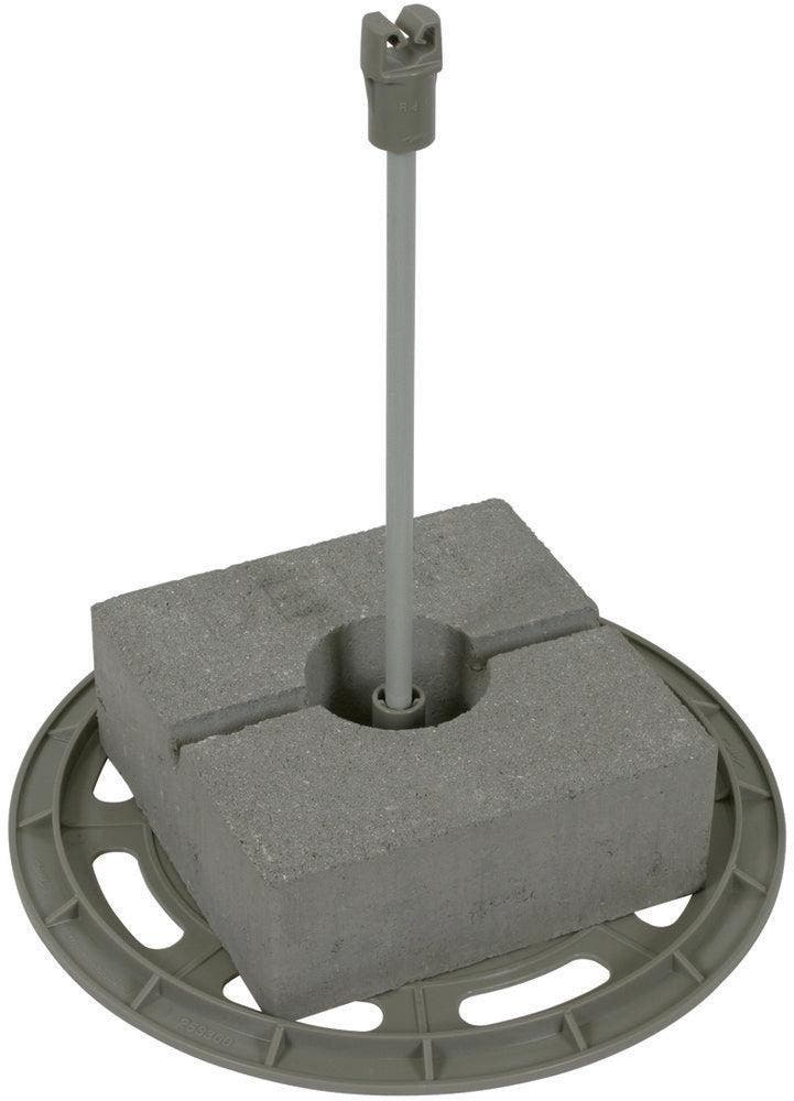DEHN DLH 8 H435 D300 BS Set Met Grondplaat En Betonblok -, Doe-het-zelf en Bouw, Elektriciteit en Kabels, Verzenden