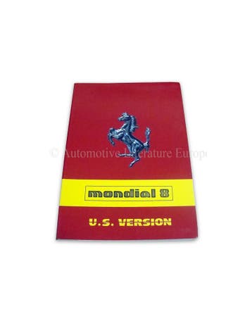1981 FERRARI MONDIAL 8 INSTRUCTIEBOEKJE USA VERSIE 215/81