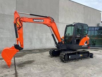 Veiling: Rupsgraafmachine Doosan DX55-9C Diesel 36.2kW 2018, Ophalen