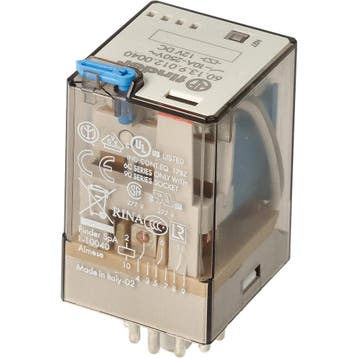 Finder 60 Serie 12V DC Relais 3CO 10A Met Testtoets -, Verzenden