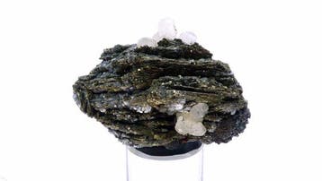 Calciet op Pyriet ps. Pyrrhotiet, Galena - Trepa Stan