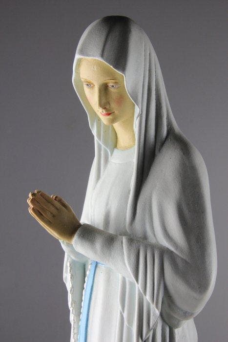 Dupon Brugge - Beeld, Our Lady of Banneux - 67 cm - Gips, Antiek en Kunst, Kunst | Niet-Westerse kunst
