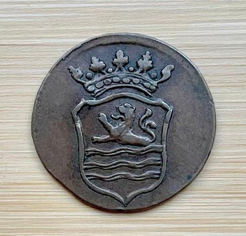 Nederlands-Indië, VOC Zeeland. Duit 1794 (Zonder, Postzegels en Munten