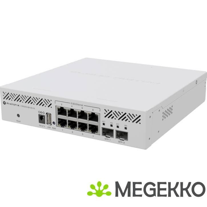 Mikrotik CRS310-8G+2S+IN: L3 Smart Switch Managed 2.5G, Computers en Software, Overige Computers en Software, Nieuw, Verzenden